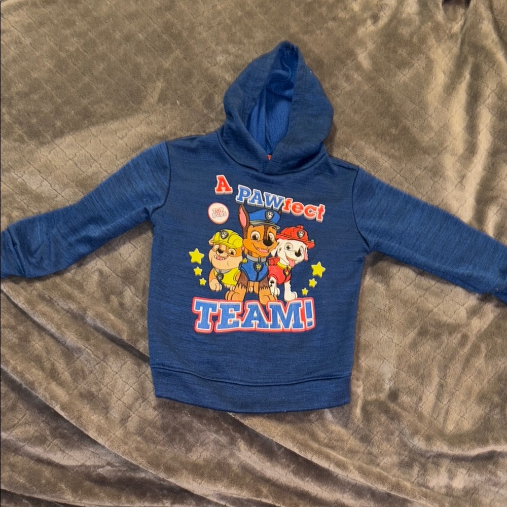 Nickelodeon Blue Cartoon Graphic Hoodie Sweatshirt